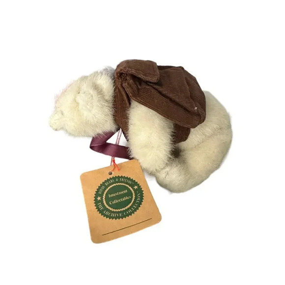 NWT Boyds Collection 1998 Snowbear Polar Bear Archive Collection Jointed 6" - Picture 2 of 5